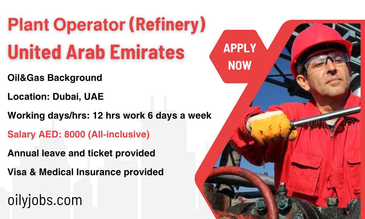 Oil & Gas Plant Operator Job United Arab Emirates