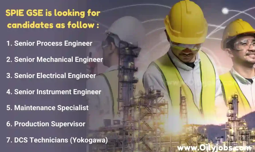 Process Mechanical Electrical Instrument Engineer DCS Technicians Jobs