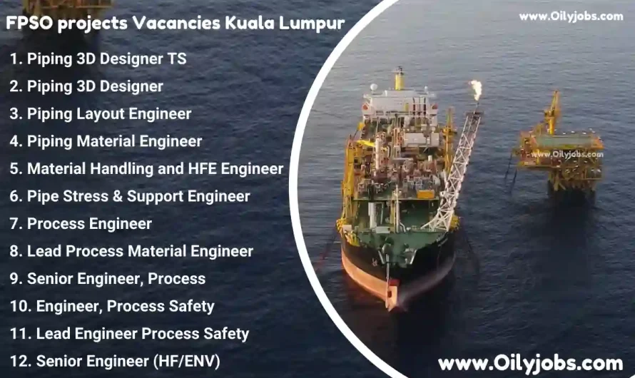 FPSO projects Job Opportunities Kuala Lumpur Malaysia