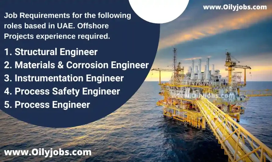 UAE Offshore Projects Vacancies