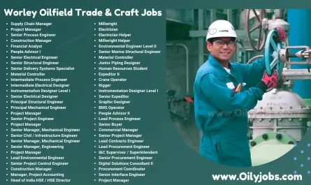 Worley Oilfield Trade & Craft Jobs