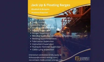 Jack Up Supervisor Jobs Abu Dhabi & Malaysia