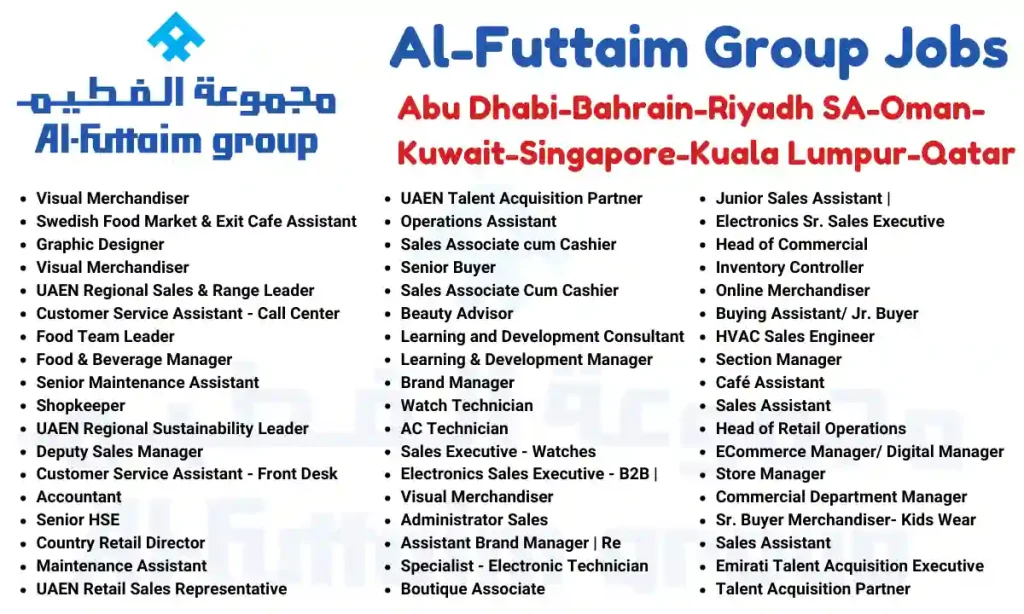 Al-Futtaim Group Jobs Middle East 