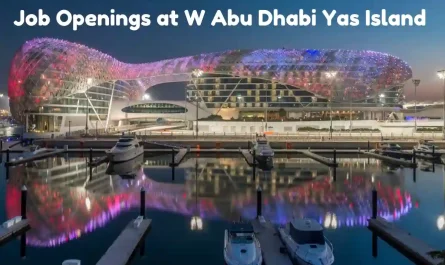 Abu Dhabi Yas Island Jobs Openings