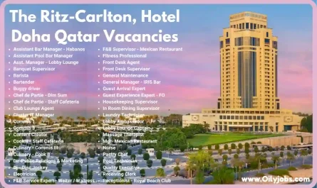 The Ritz-Carlton Doha Qatar Jobs