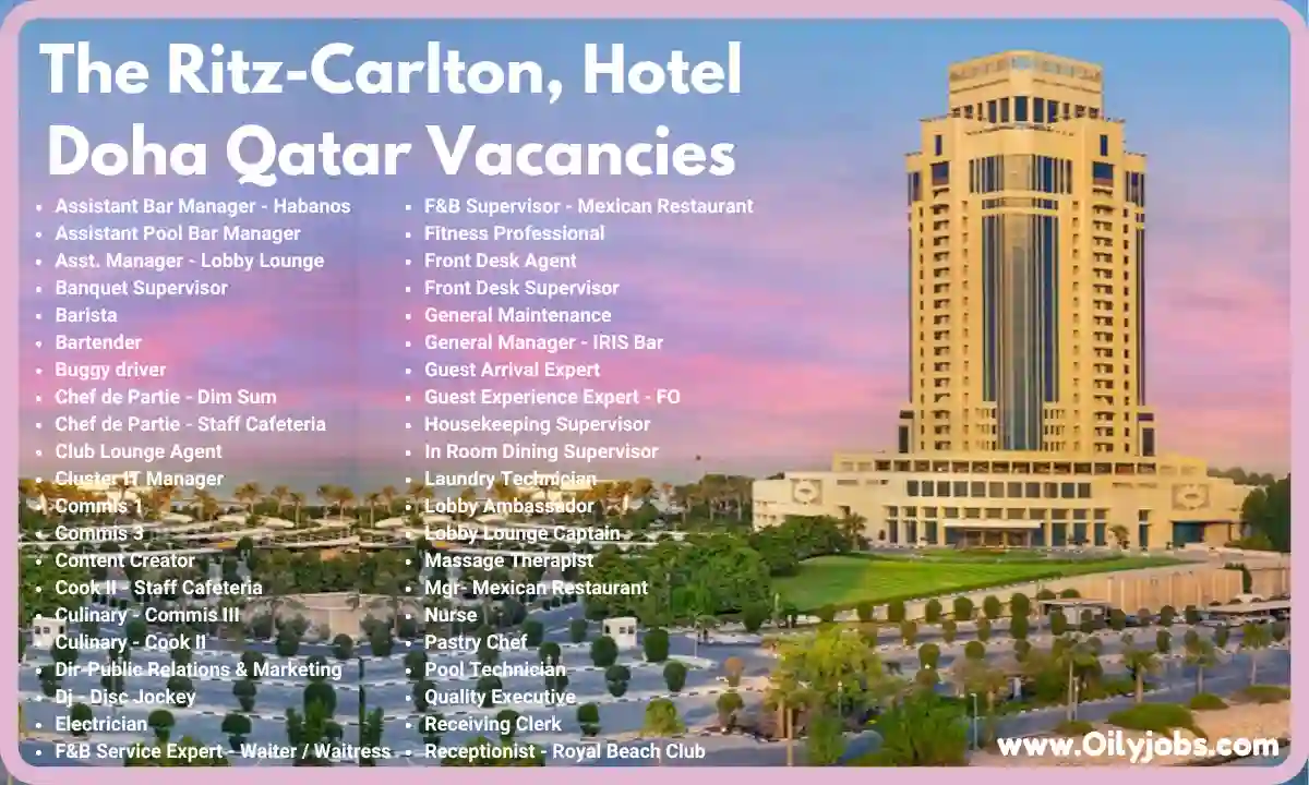 The Ritz-Carlton Doha Qatar Jobs