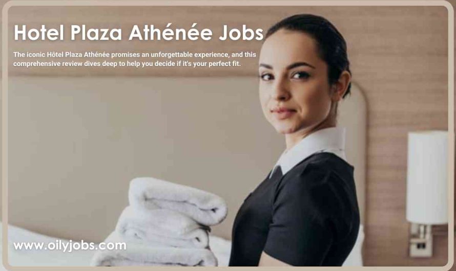 Hôtel Plaza Athénée Jobs