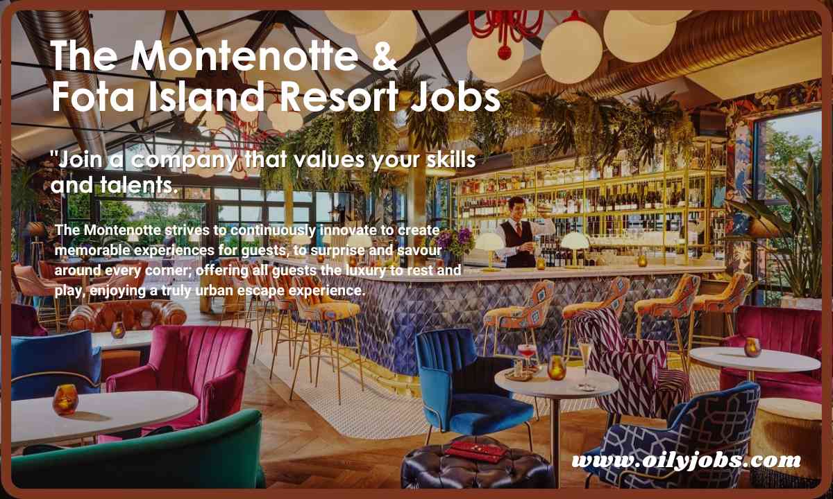 Fota Island Resort & The Montenotte Jobs Europe