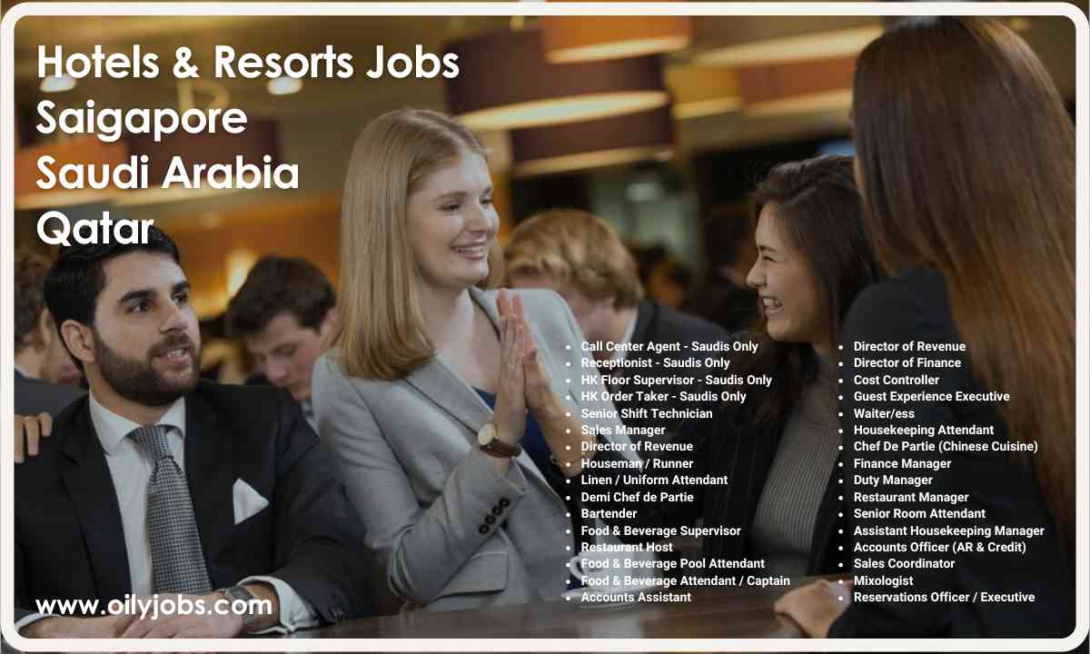 Hotels & Resorts Jobs Singapore Saudi Arabia Qatar