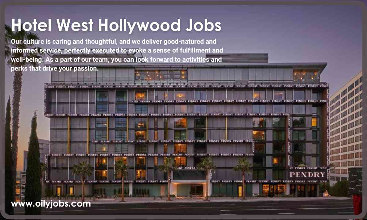 Hotel West Hollywood Jobs