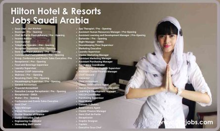 Hilton Hotels & Resorts Jobs Saudi Arabia