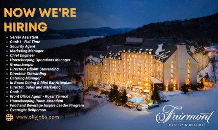 Fairmont hotel & Resorts Jobs Canada