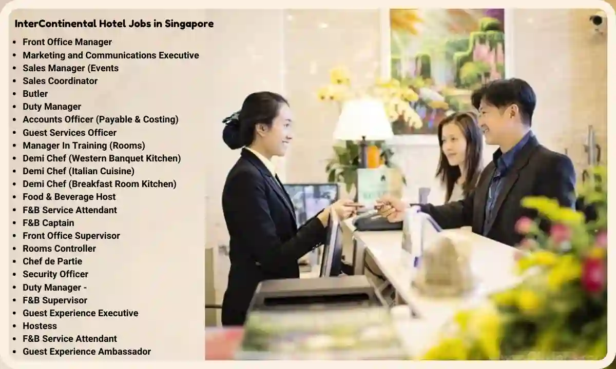 InterContinental Hotel Jobs in Singapore