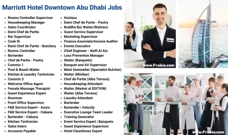 Marriott Hotel Downtown Abu Dhabi Jobs