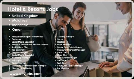 Hotel & Resorts Jobs United Kingdom Maldives Oman