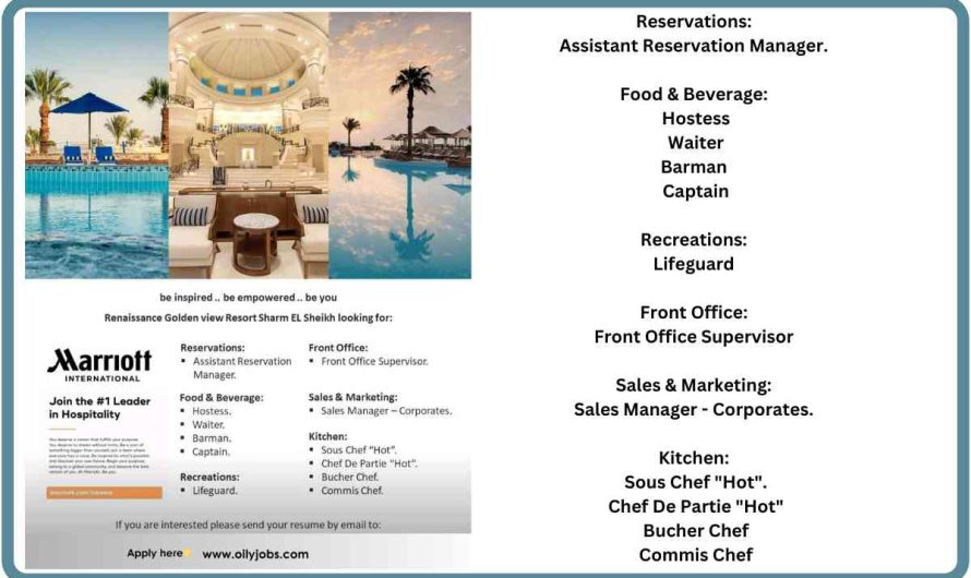 Resort Sharm El Shaikh Jobs