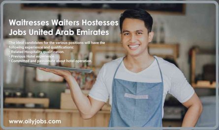 Waitresses Waiters Hostesses Jobs United Arab Emirates