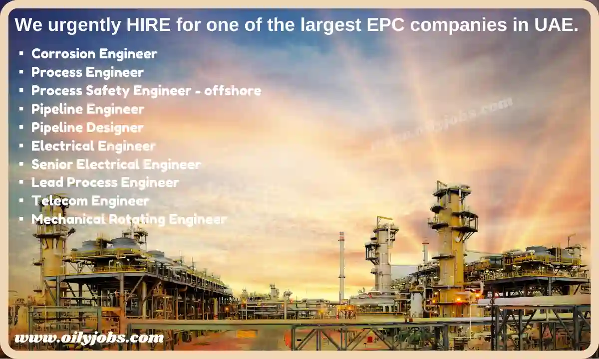 EPC companies in UAE Jobs Opportunities