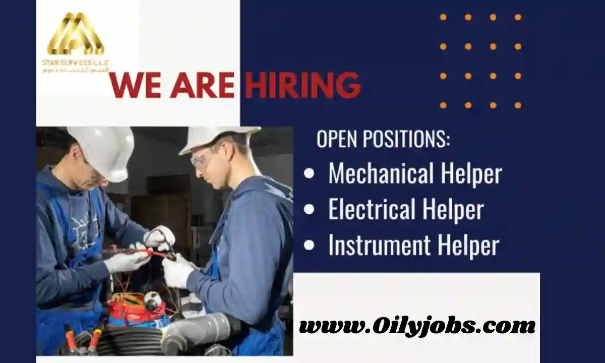 Mechanical Electrical Instrument Helper Jobs in UAE