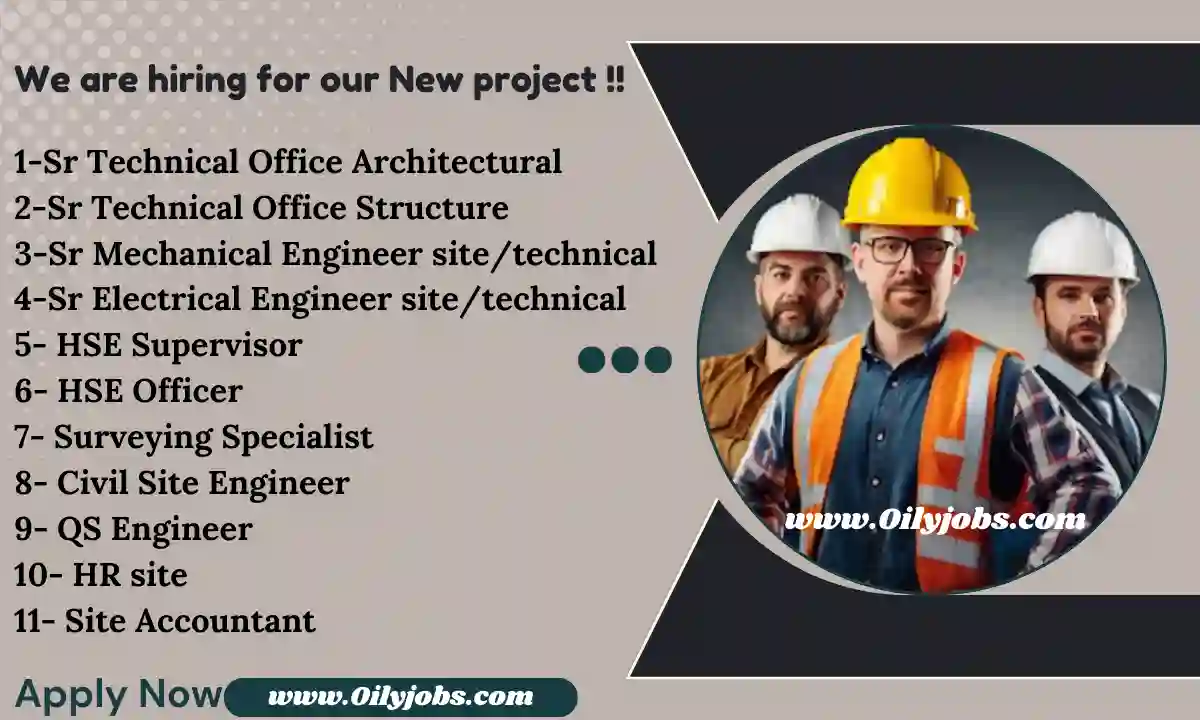 New project Jobs Opportunities