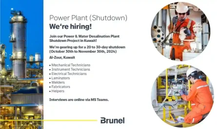 Power and Desalination Plant Shutdown Jobs in Kuwait