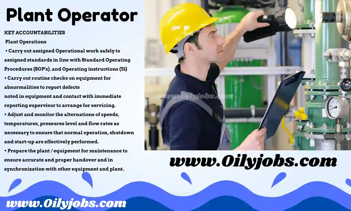 Plant Operator Job in UAE