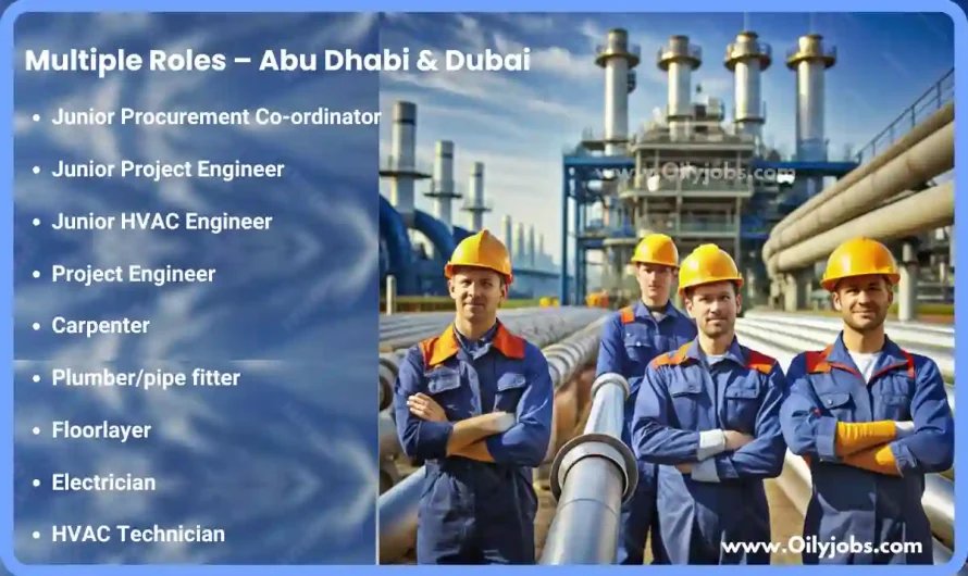 Multiple Jobs Vacancies Abu Dhabi & Dubai