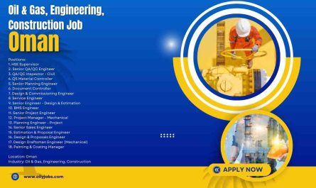 Oil & Gas, Engineering, Construction Job Opportunities in Oman